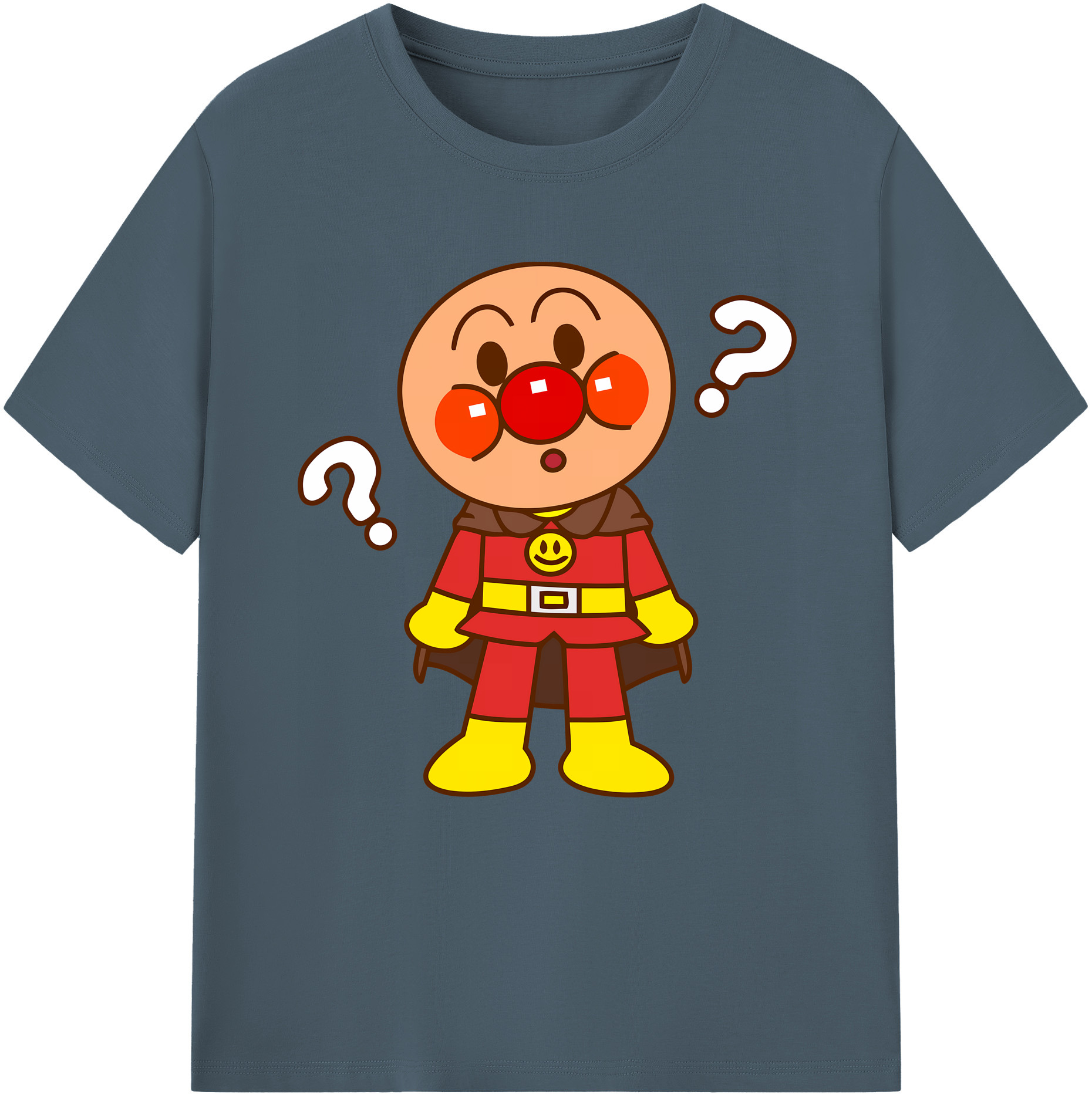（画像用） アンパンマン Anpanman 綿100％半袖Tシャツ（フロントプリント）
